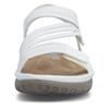 Rieker Twin Velcro Cross Strap Sandal - White